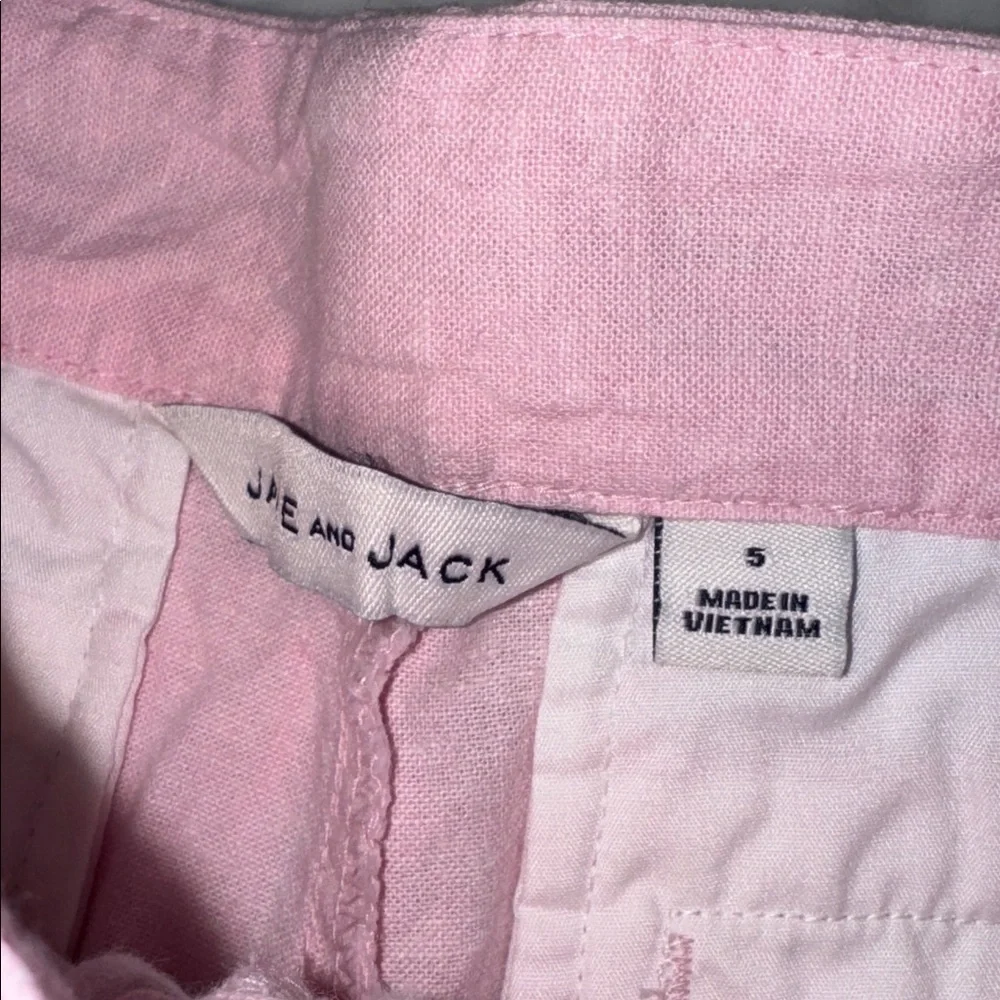 Janie & Jack Pink Linen Shorts 5Y - Picture 3 of 3